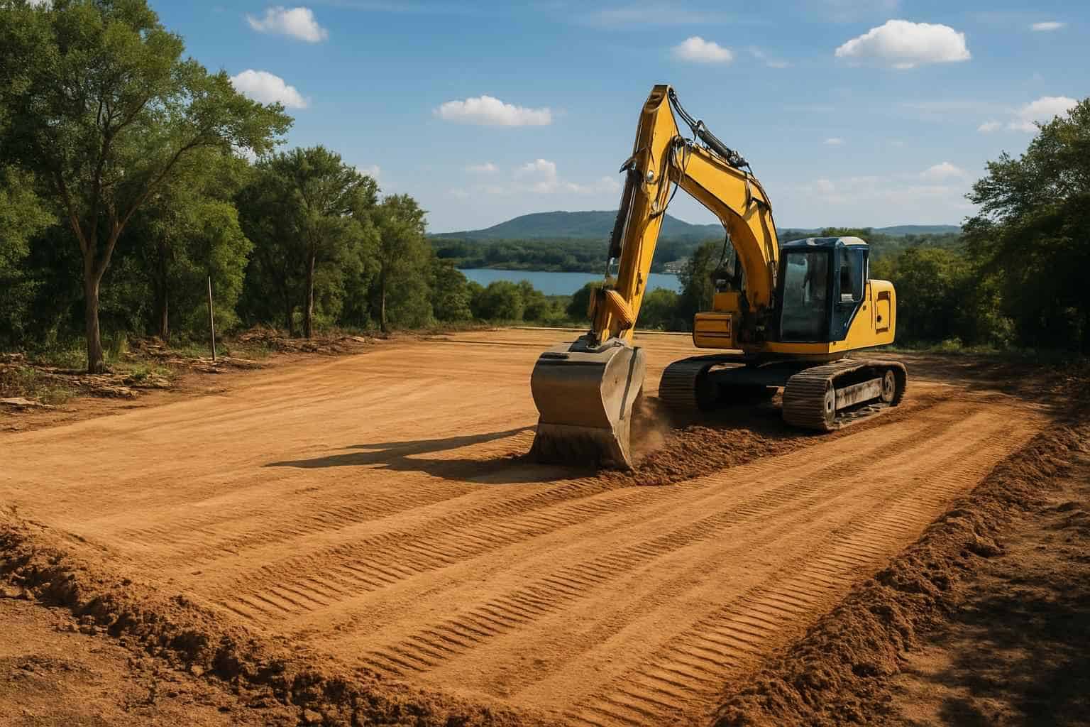 Pad Site Clearing in Kingsland Texas