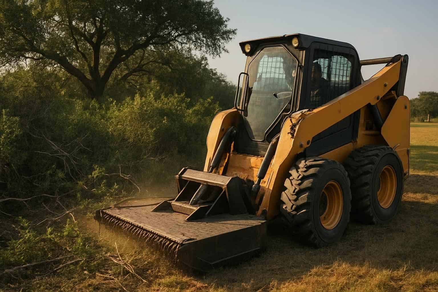 Pasture Brush Clearing in Boerne Texas