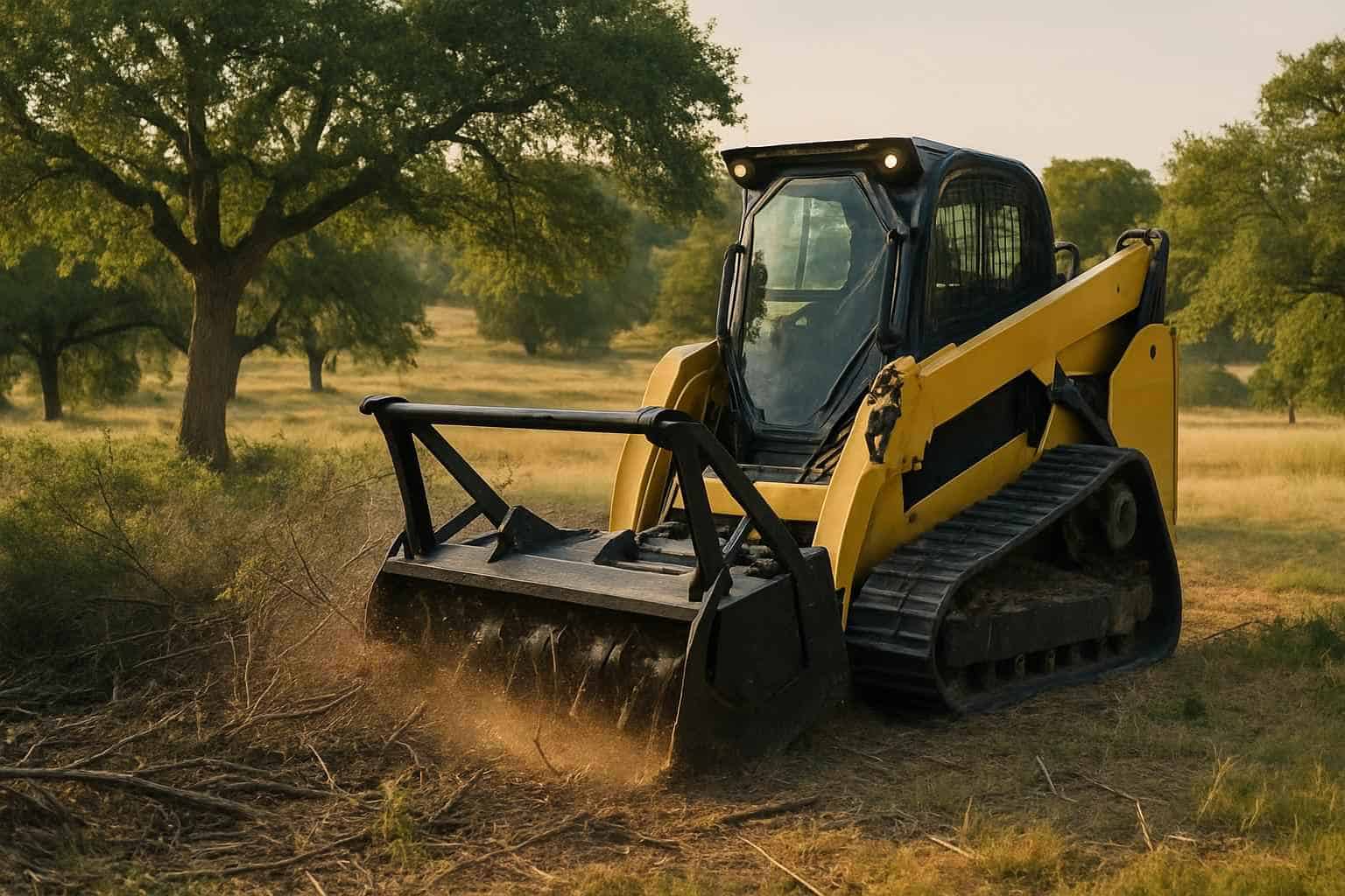 Pasture Brush Clearing in Cypress Mill Texas