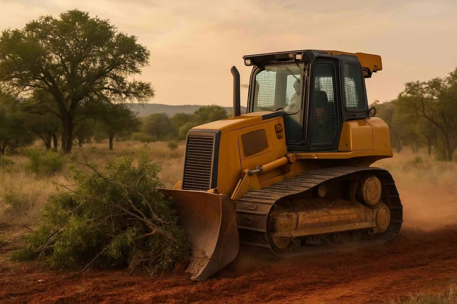 Pasture Brush Clearing in Llano Texas