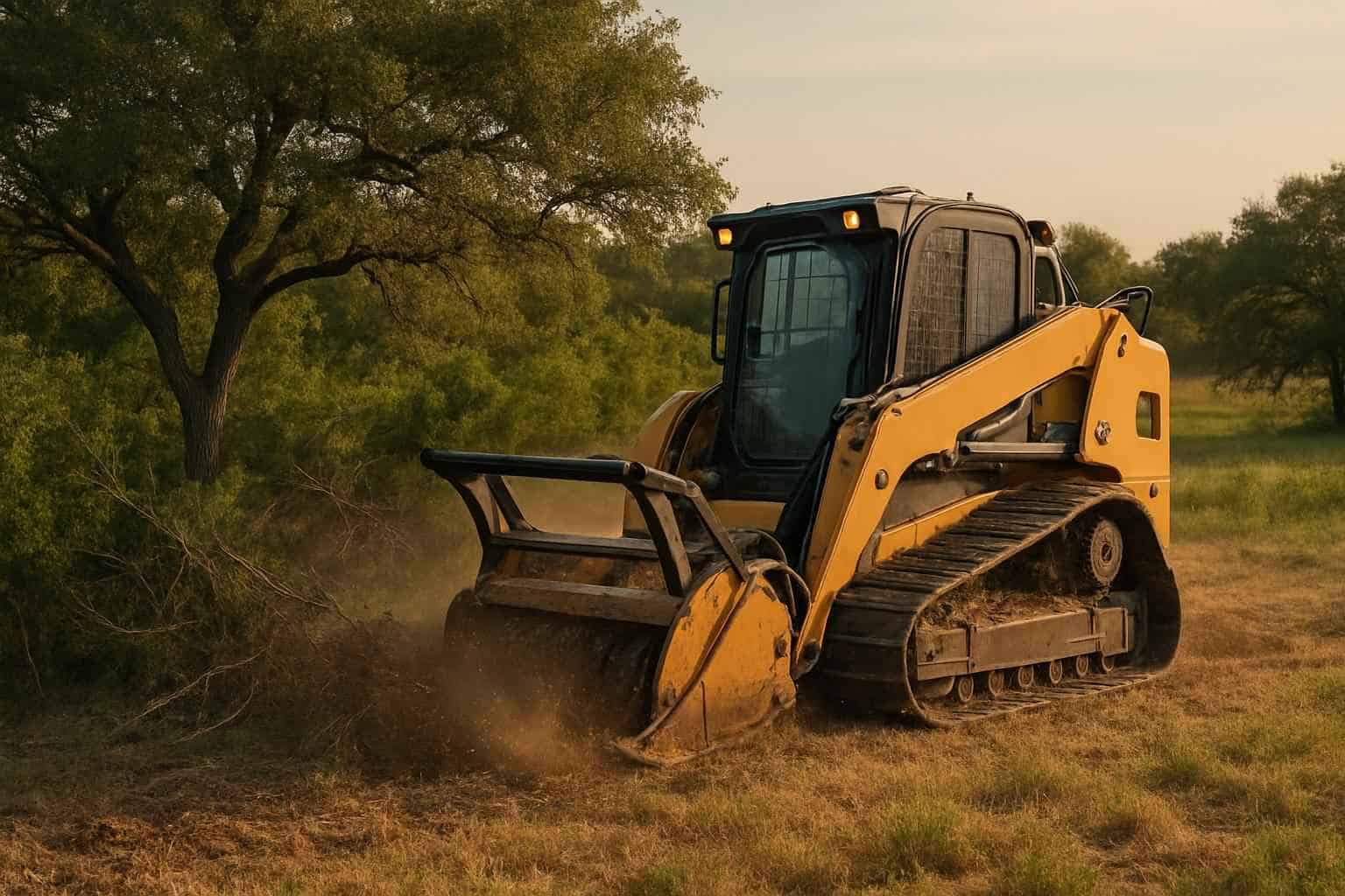 Pasture Underbrush Clearing in Boerne Texas