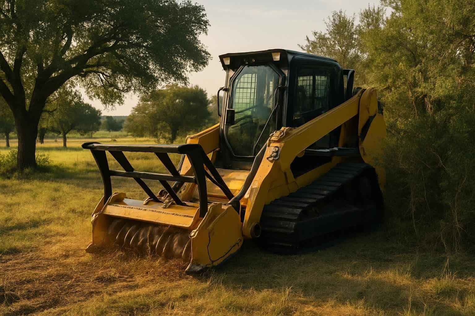 Pasture Underbrush Clearing in Kingsland Texas