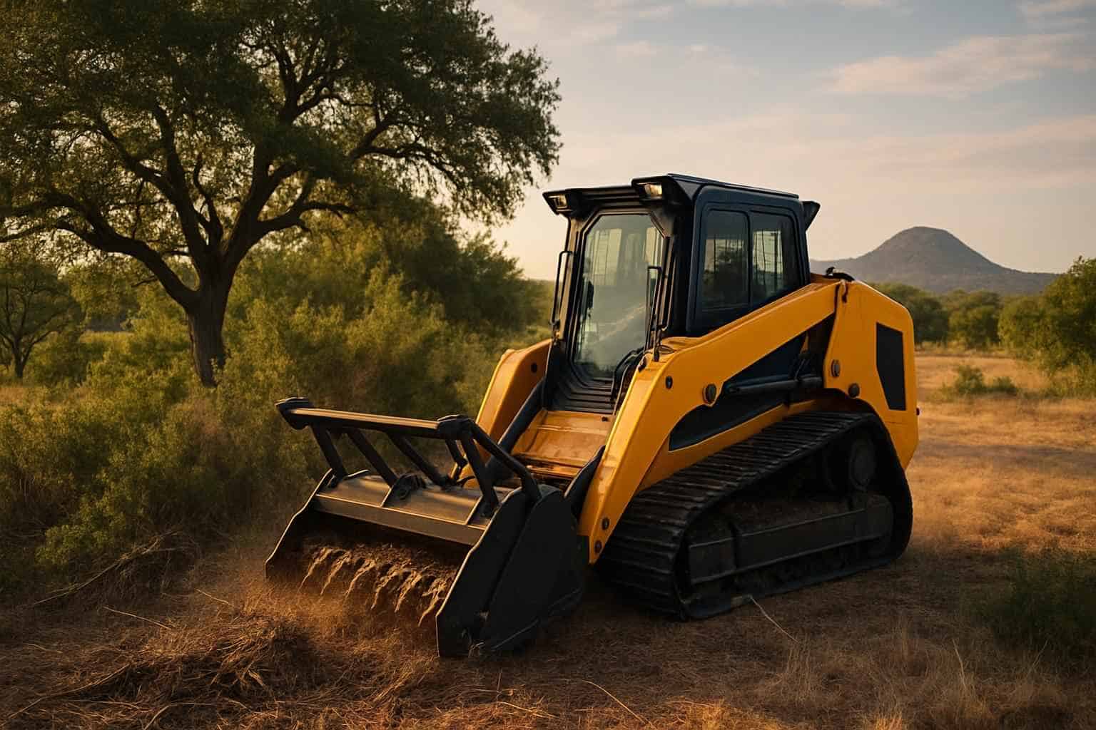 Pasture Underbrush Clearing in Round Mountain Texas