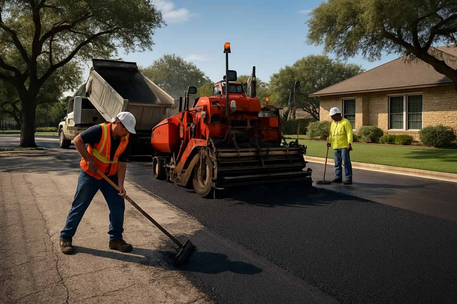 Paving Repairs and Overlays in Granite Shoals Texas