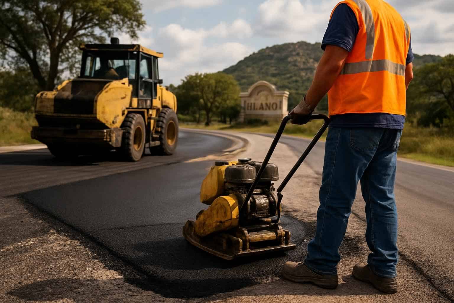 Paving Repairs and Overlays in Llano Texas