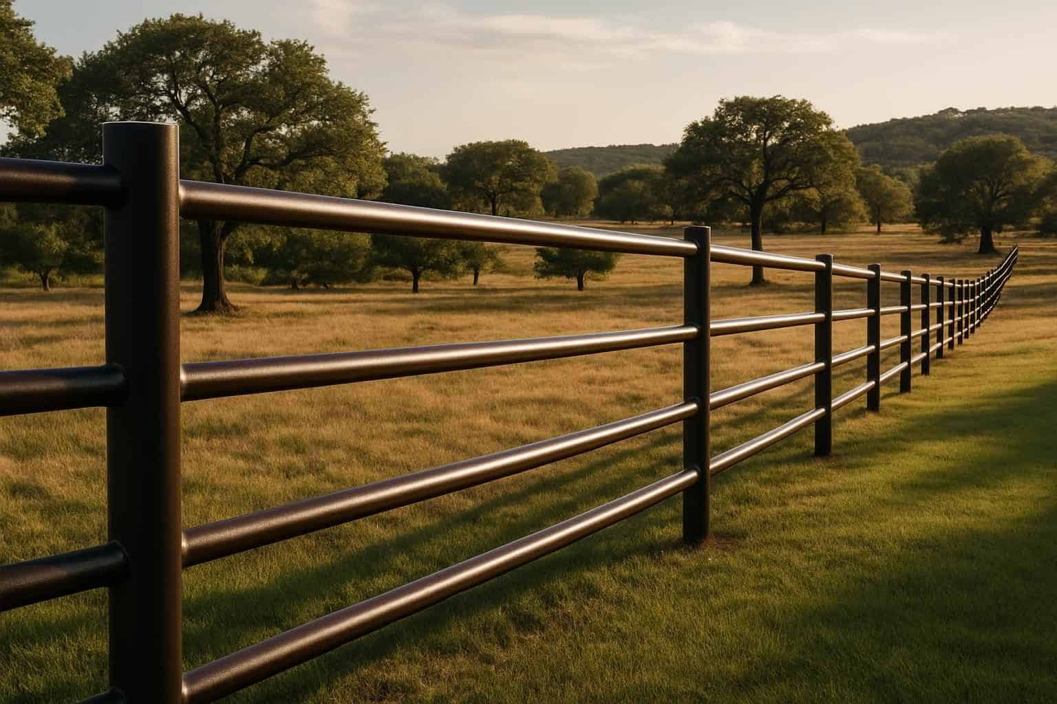Pipe and Rail Fencing in Boerne Texas