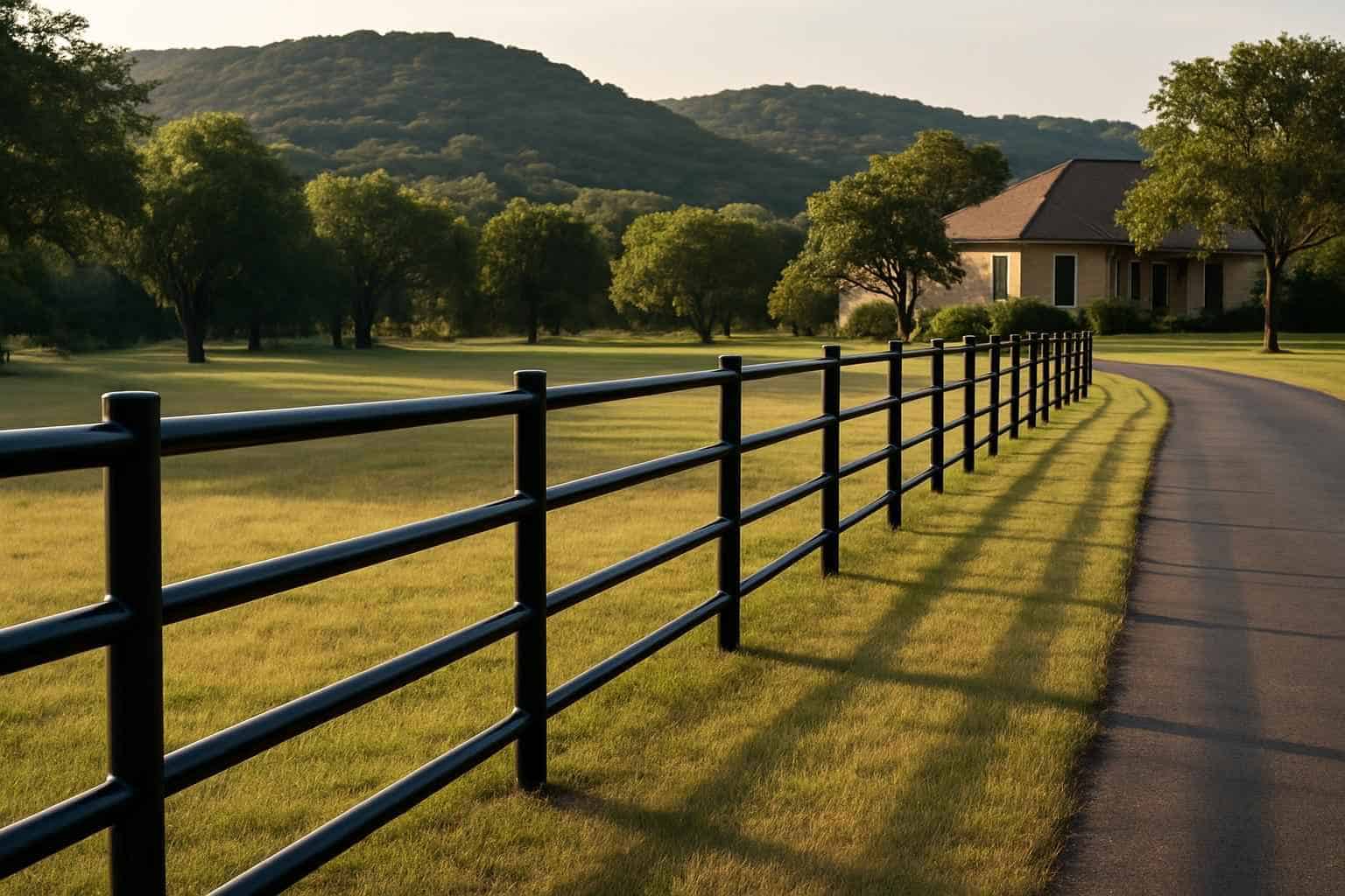 Pipe And Rail Fencing in Hunt Texas