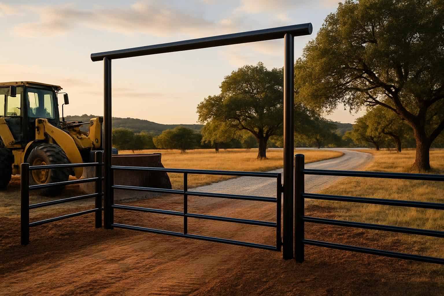 Pipe Entrance Construction in Hunt Texas