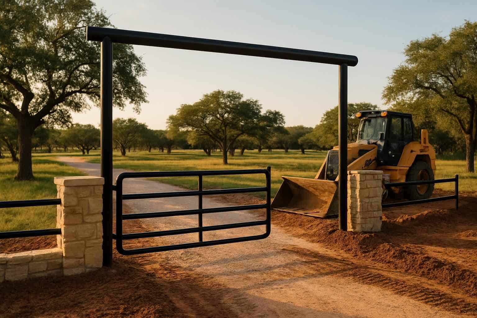 Pipe Entrance Construction in Kingsland Texas