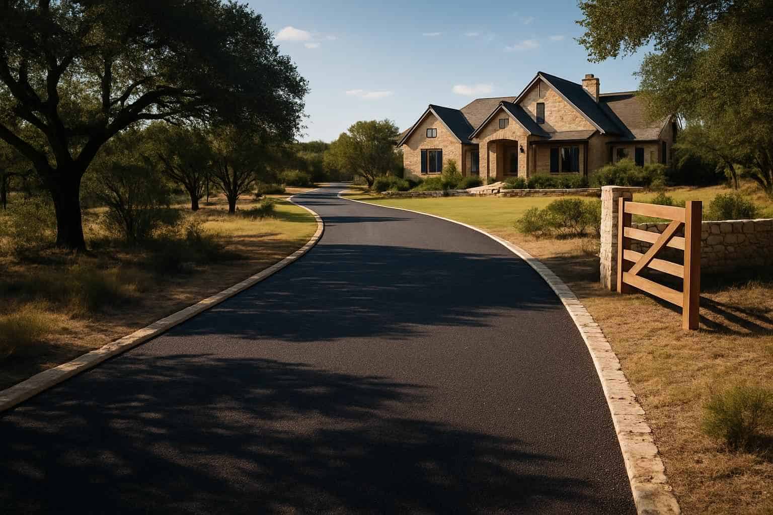 Ranch Road Chip Seal in Boerne Texas