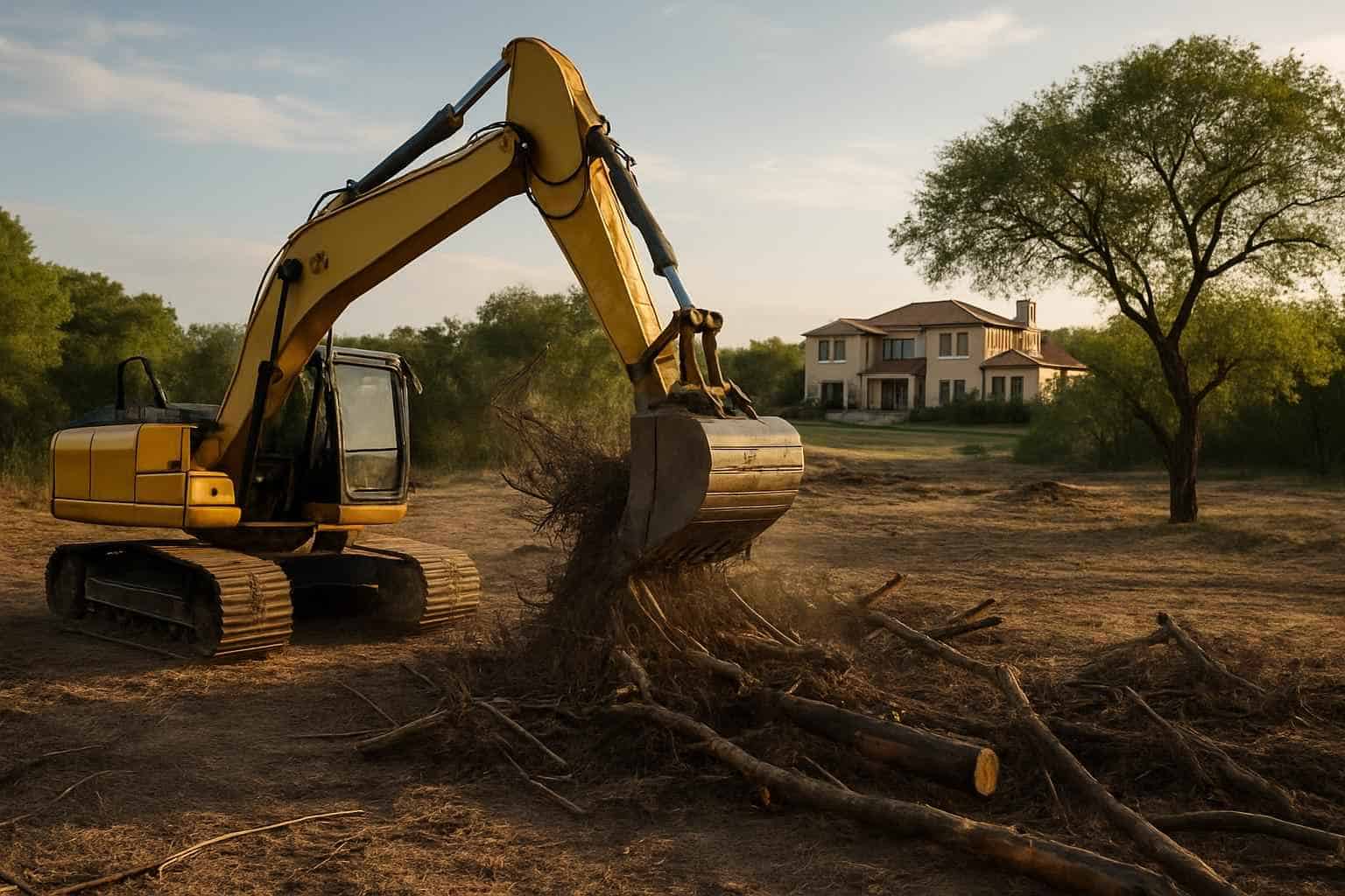 Residential Land Clearing in Cottonwood Shores Texas