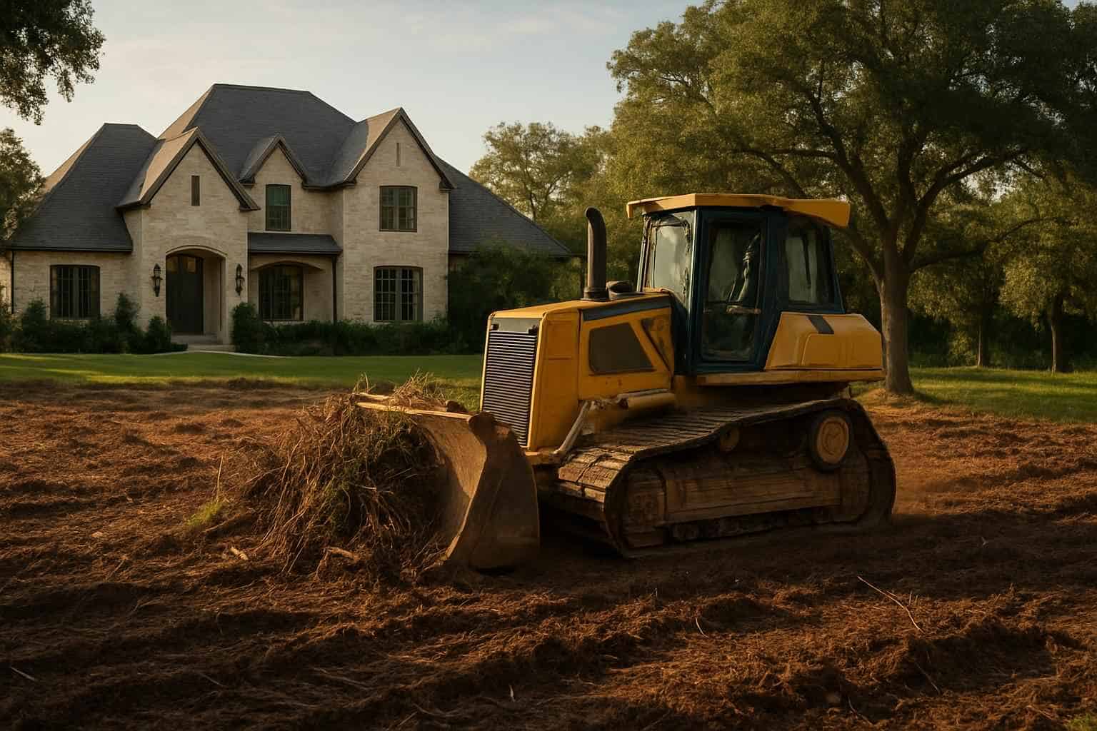 Residential Land Clearing in Cypress Mill Texas