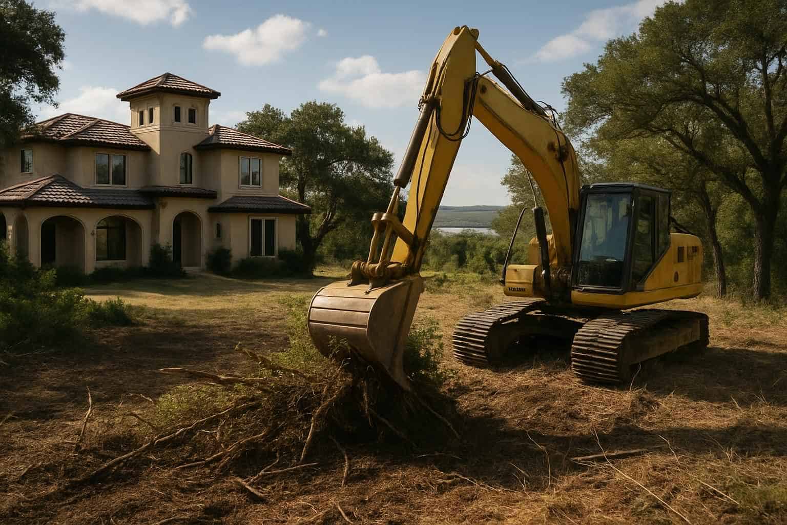Residential Land Clearing In Horseshoe Bay Texas
