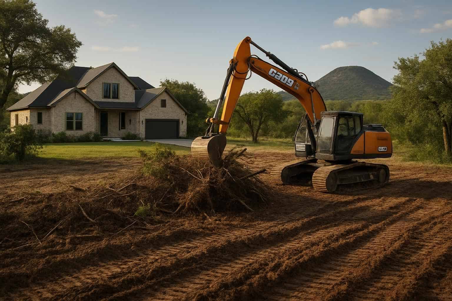 Residential Land Clearing in Round Mountain Texas