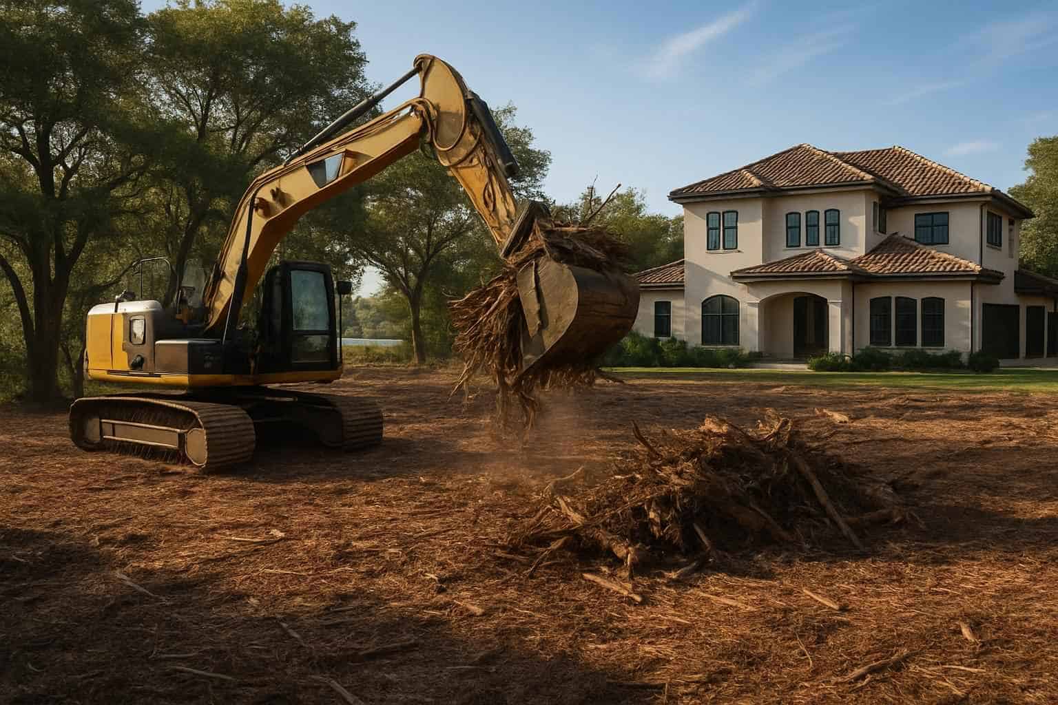 Residential Lot Clearing in Granite Shoals Texas