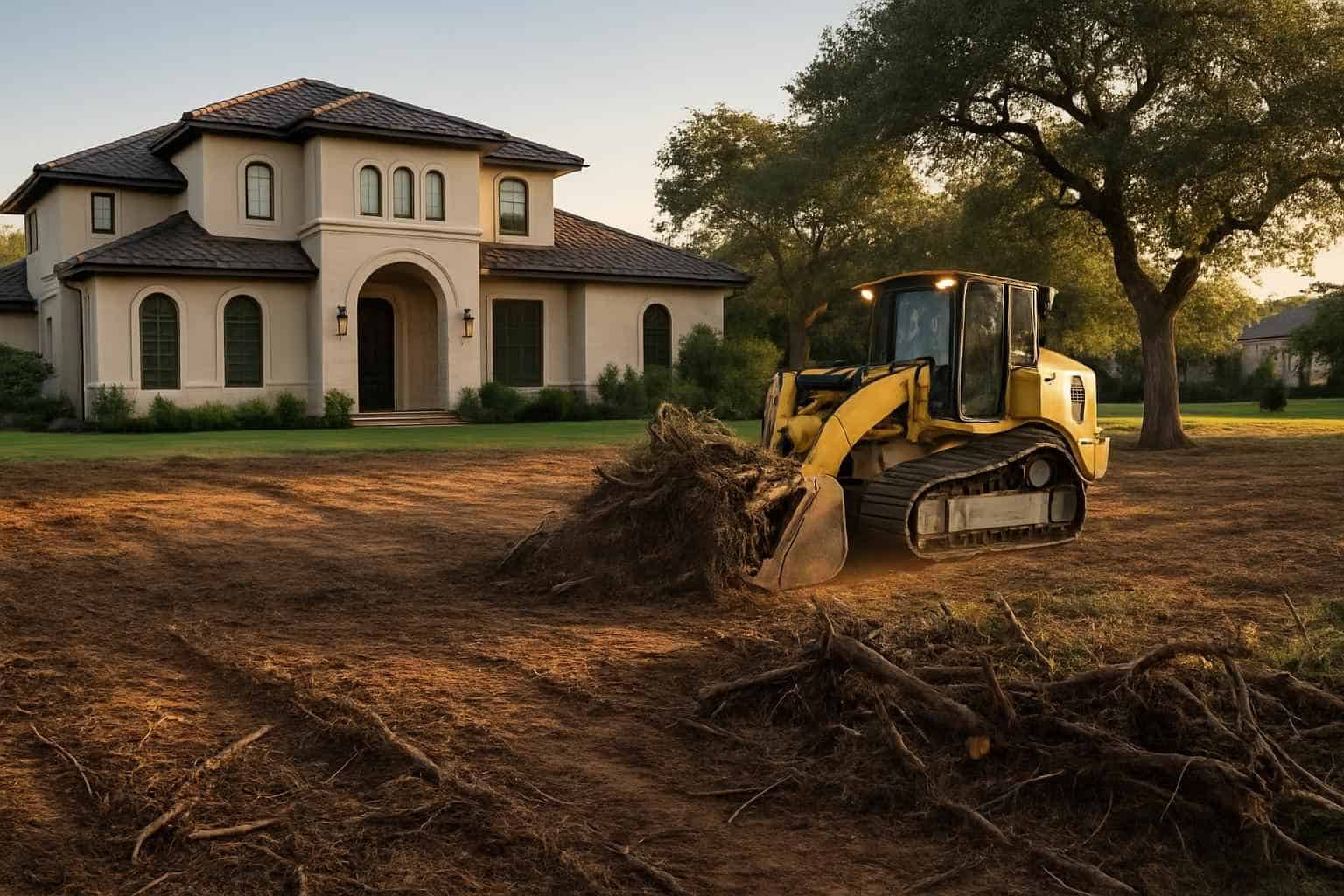 Residential Lot Clearing in Horseshoe Bay Texas