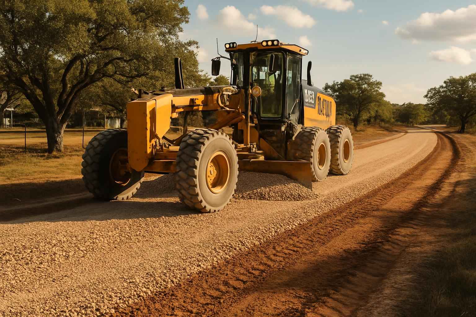 Road Base Build in Granite Shoals Texas