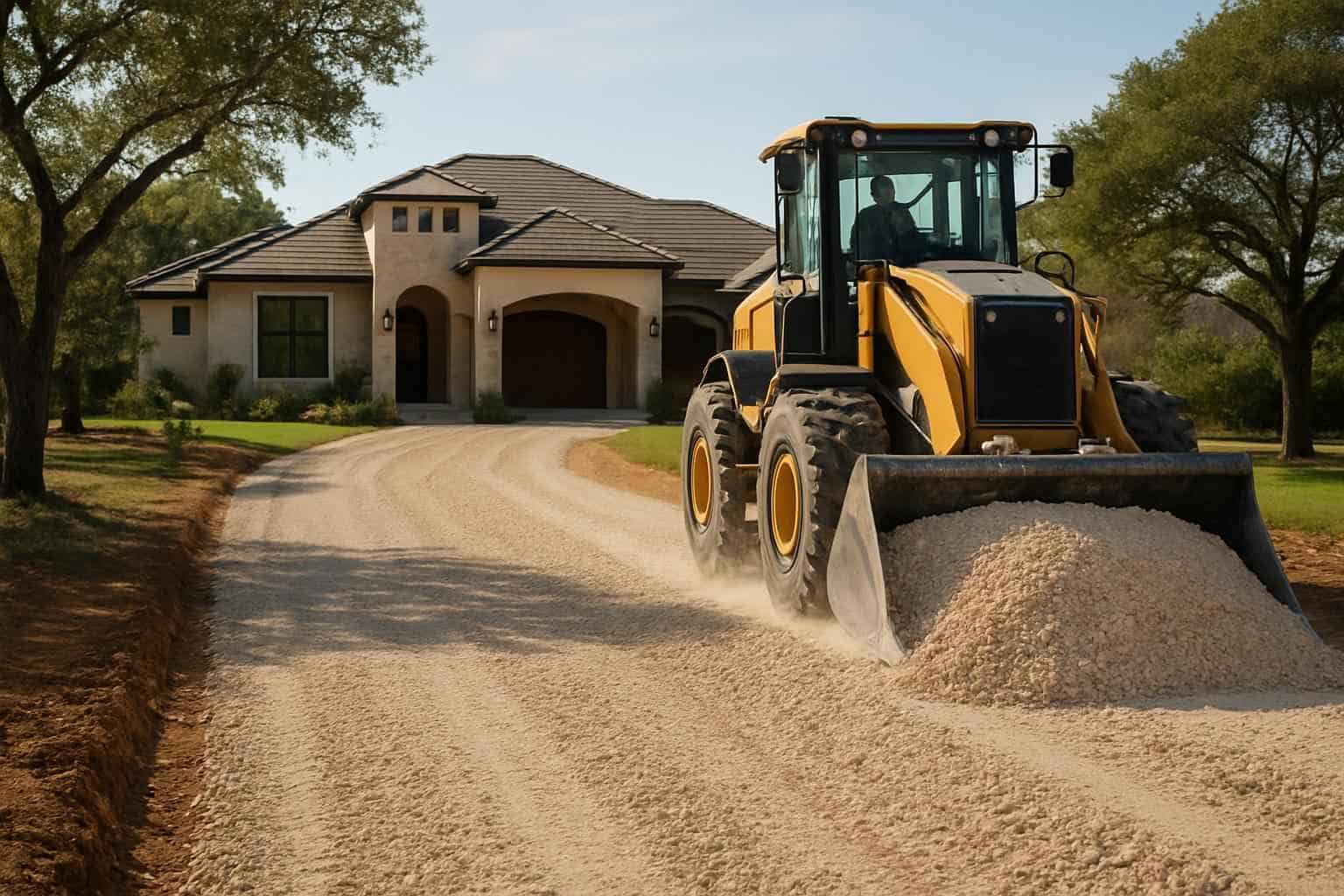 Road Base Build in Horseshoe Bay Texas