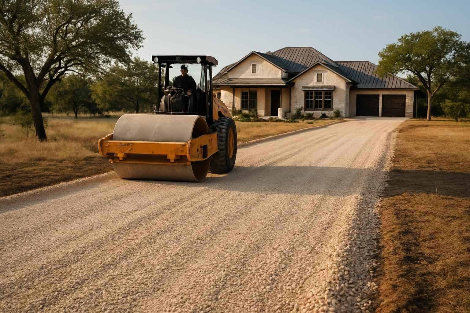 Road Base Build in Kingsland Texas