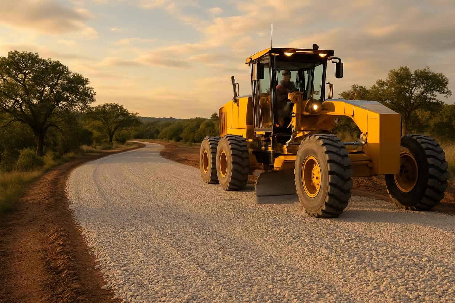 Road Base Build in Llano Texas