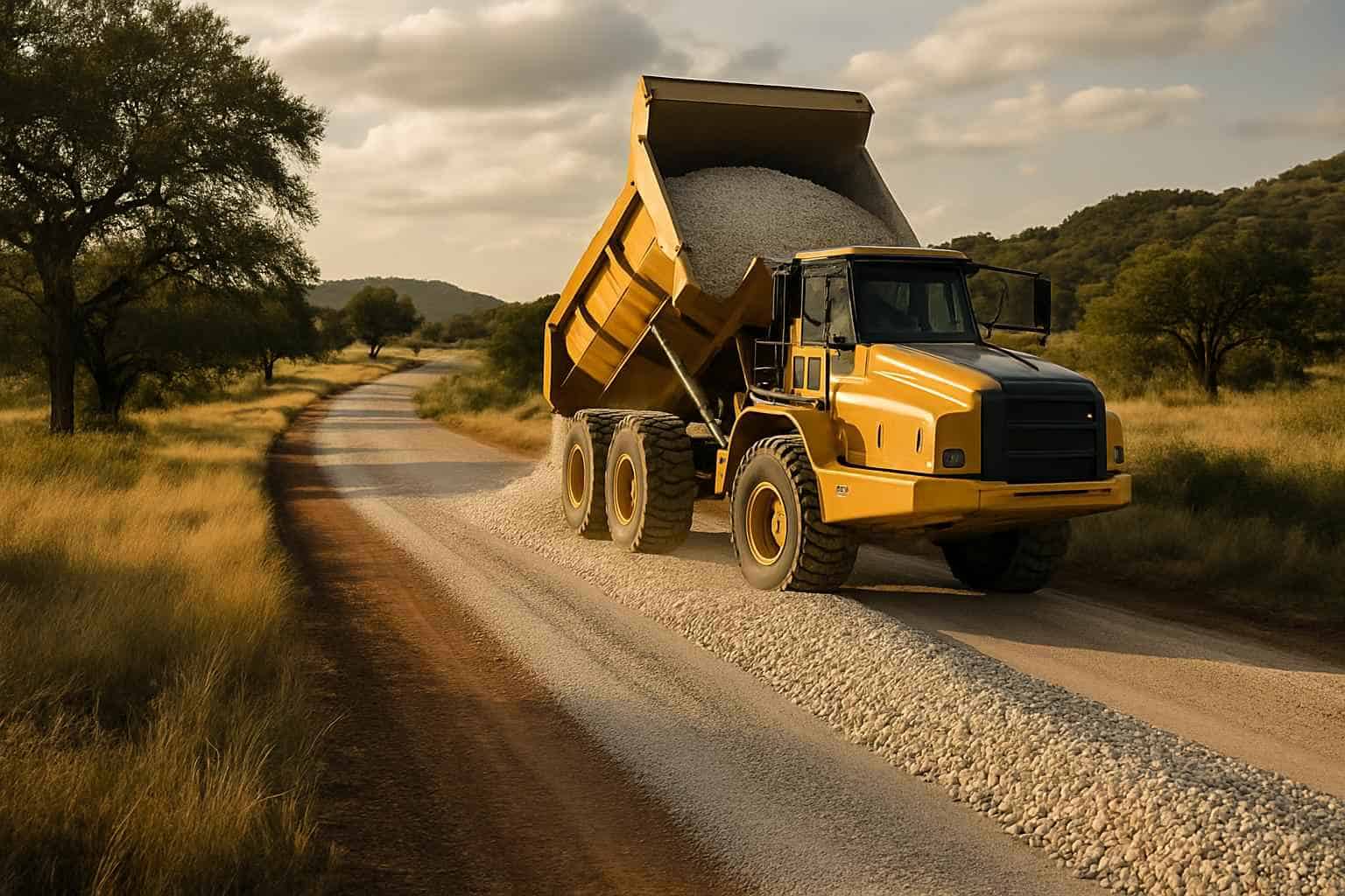 Road Base Build in Round Mountain Texas