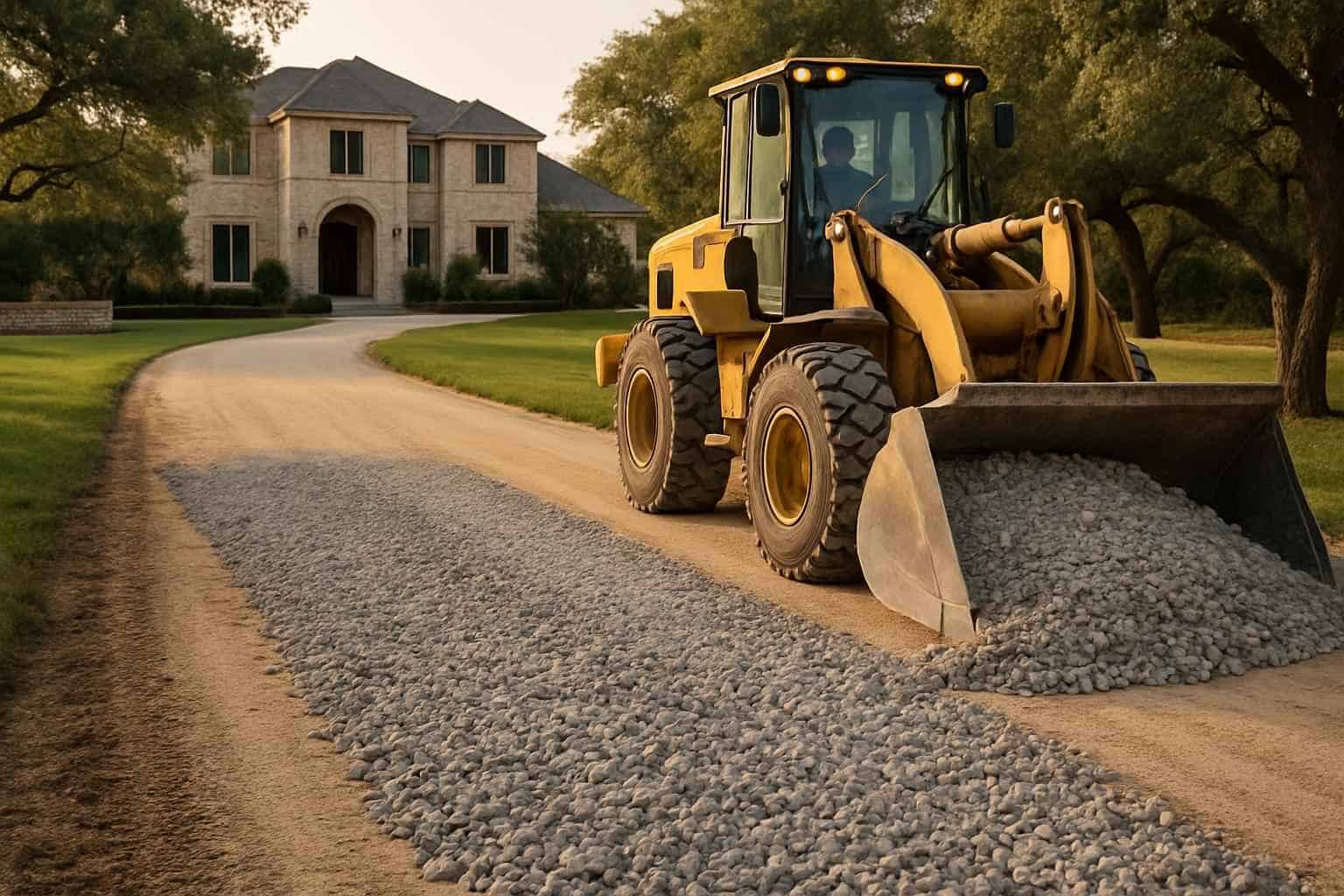 Road Base Installation in Boerne Texas