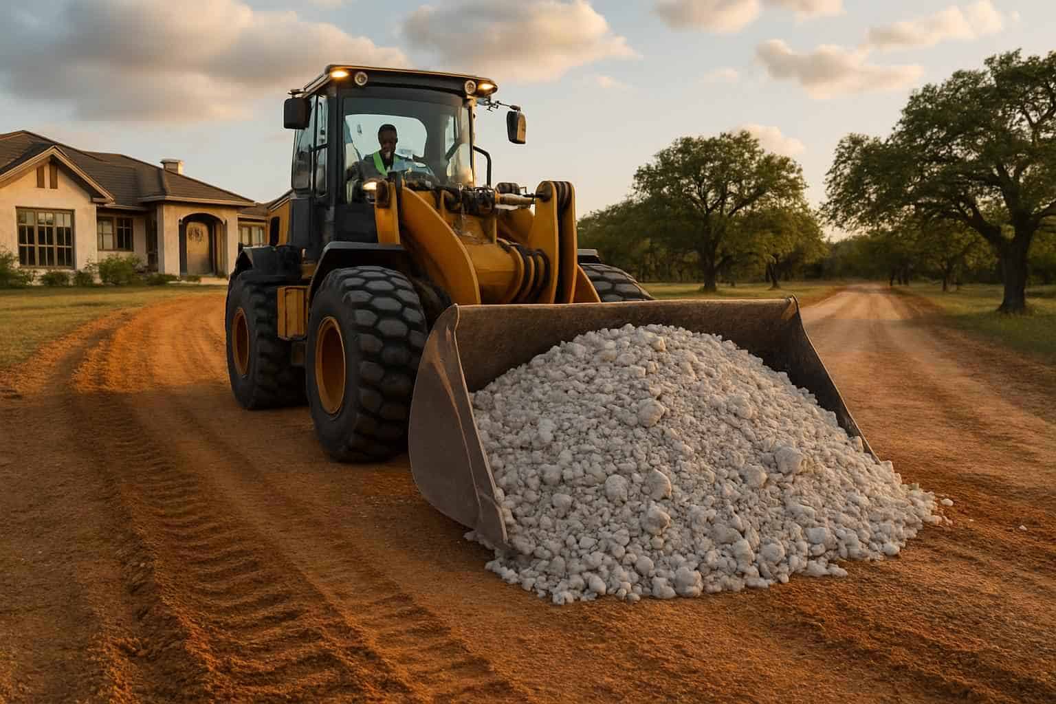 Road Base Installation in Kingsland Texas