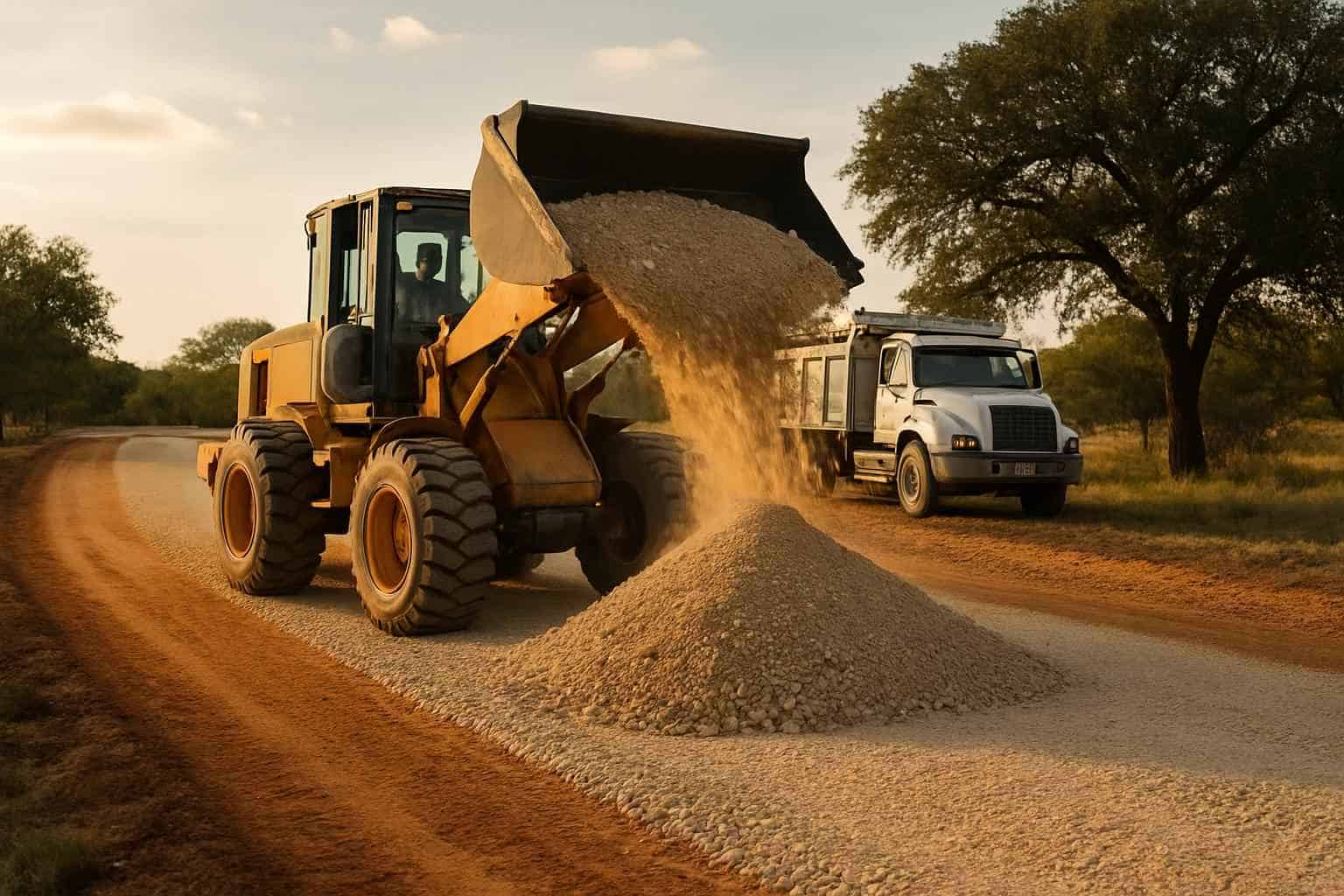 Road Base Installation in Llano Texas