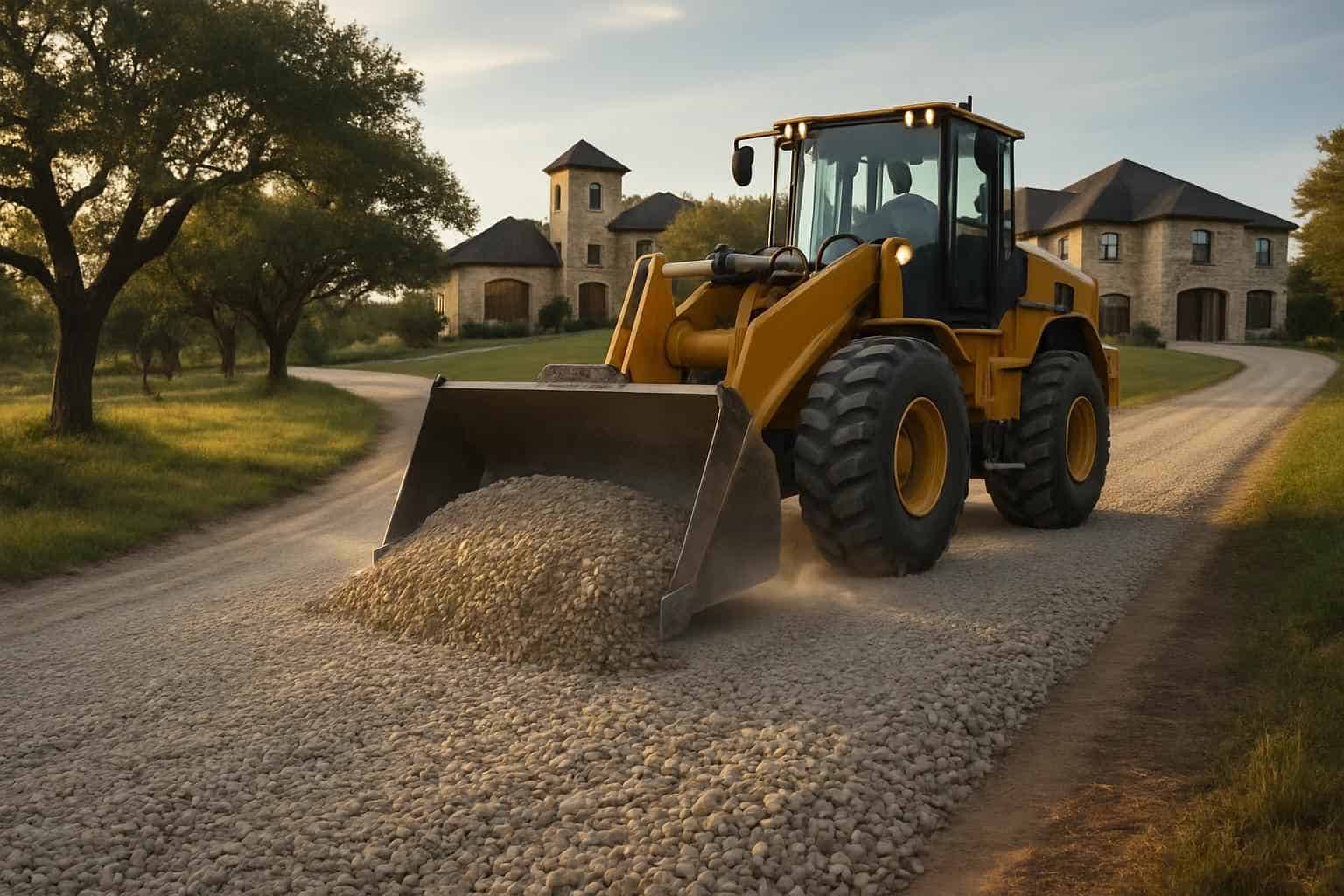 Road Base Installation in Round Mountain Texas