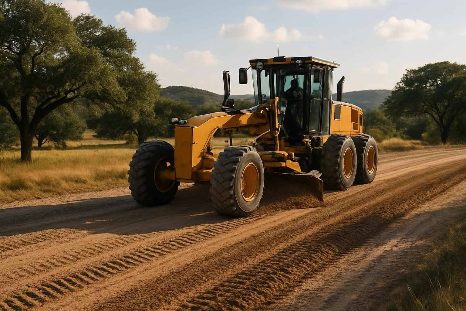 Road Grading in Boerne Texas