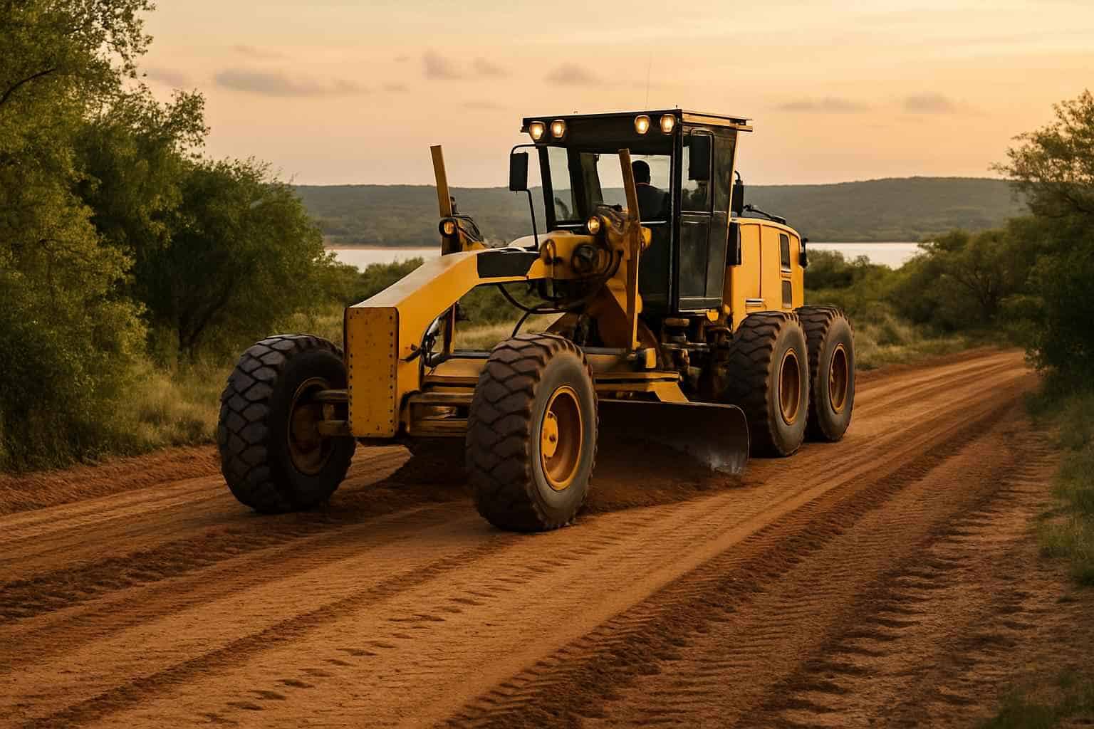 Road Grading in Cottonwood Shores Texas