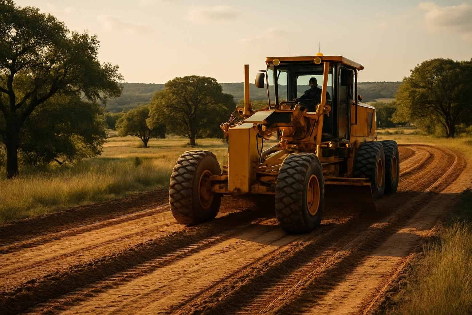 Road Grading in Cypress Mill Texas