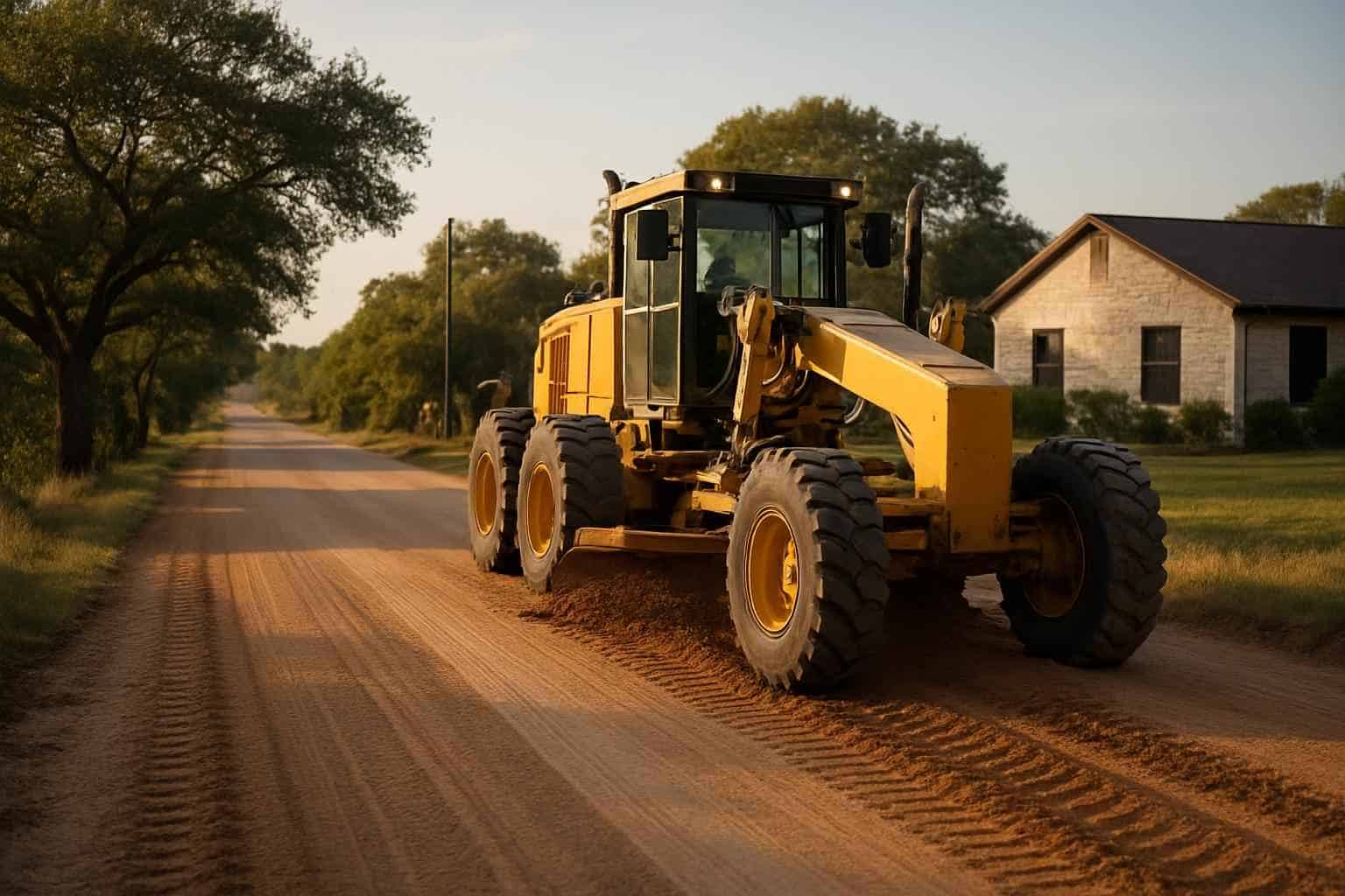 Road Grading in Granite Shoals Texas
