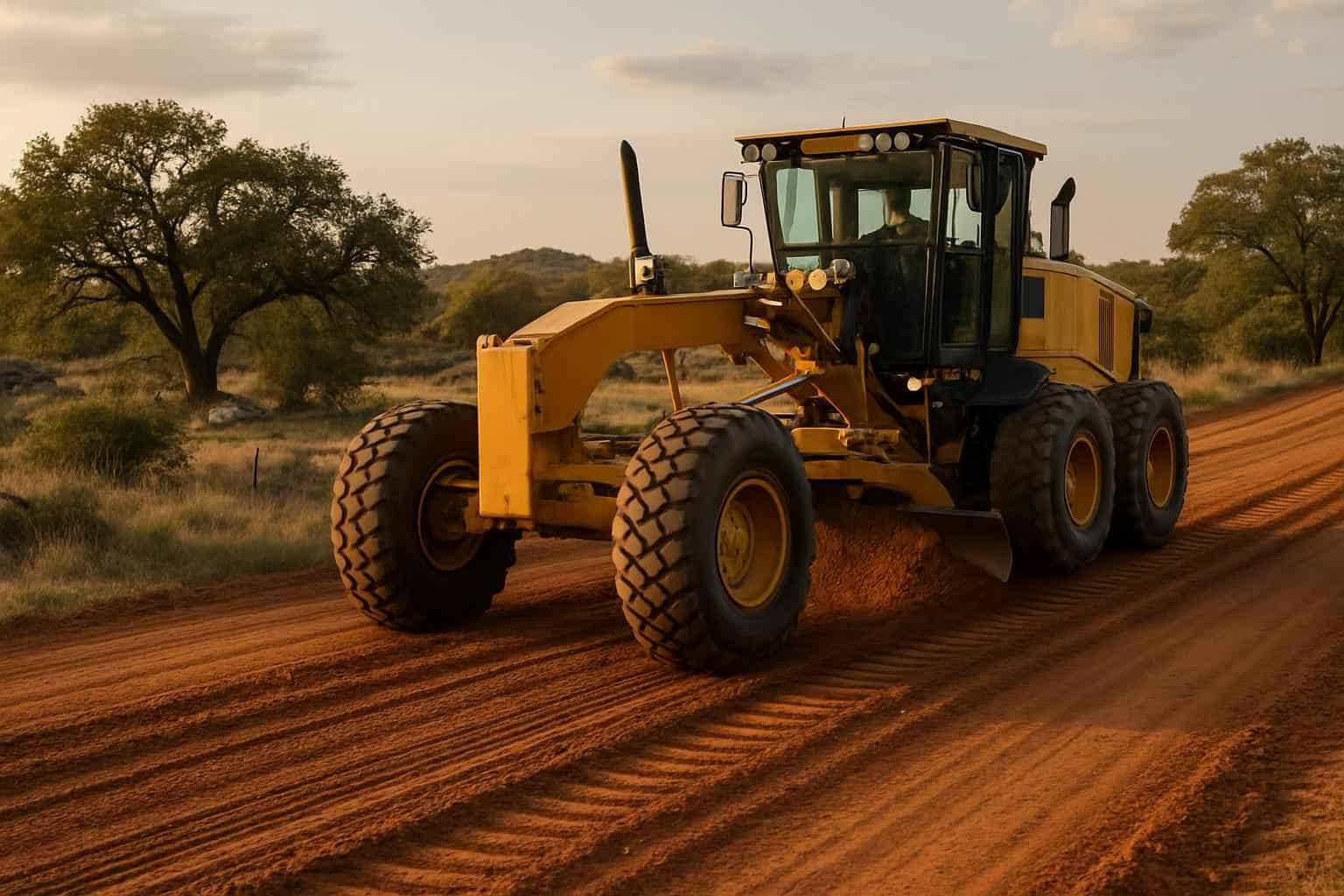 Road Grading in Llano Texas
