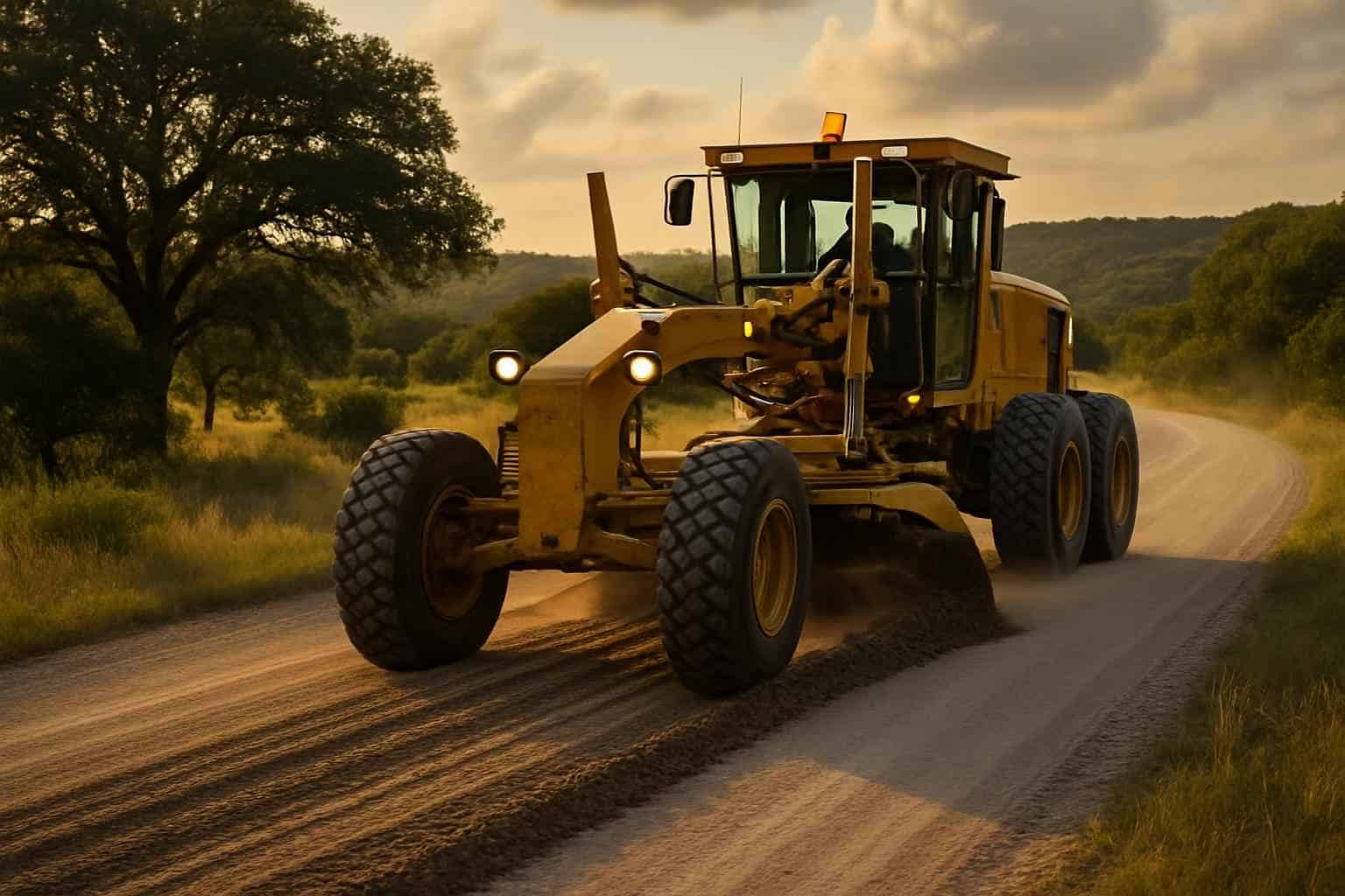 Road Maintenance Grading in Boerne Texas