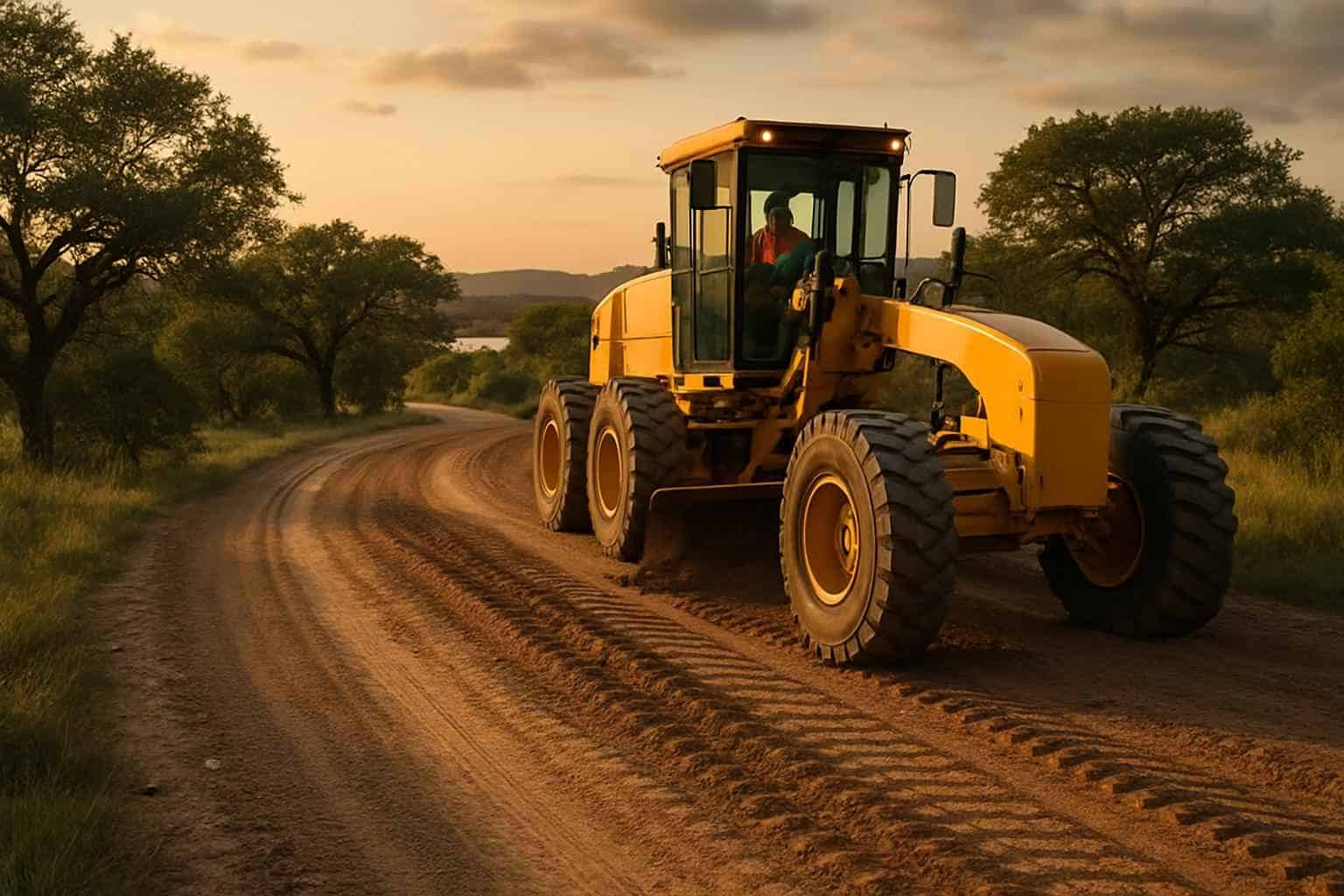 Road Maintenance Grading in Kingsland Texas