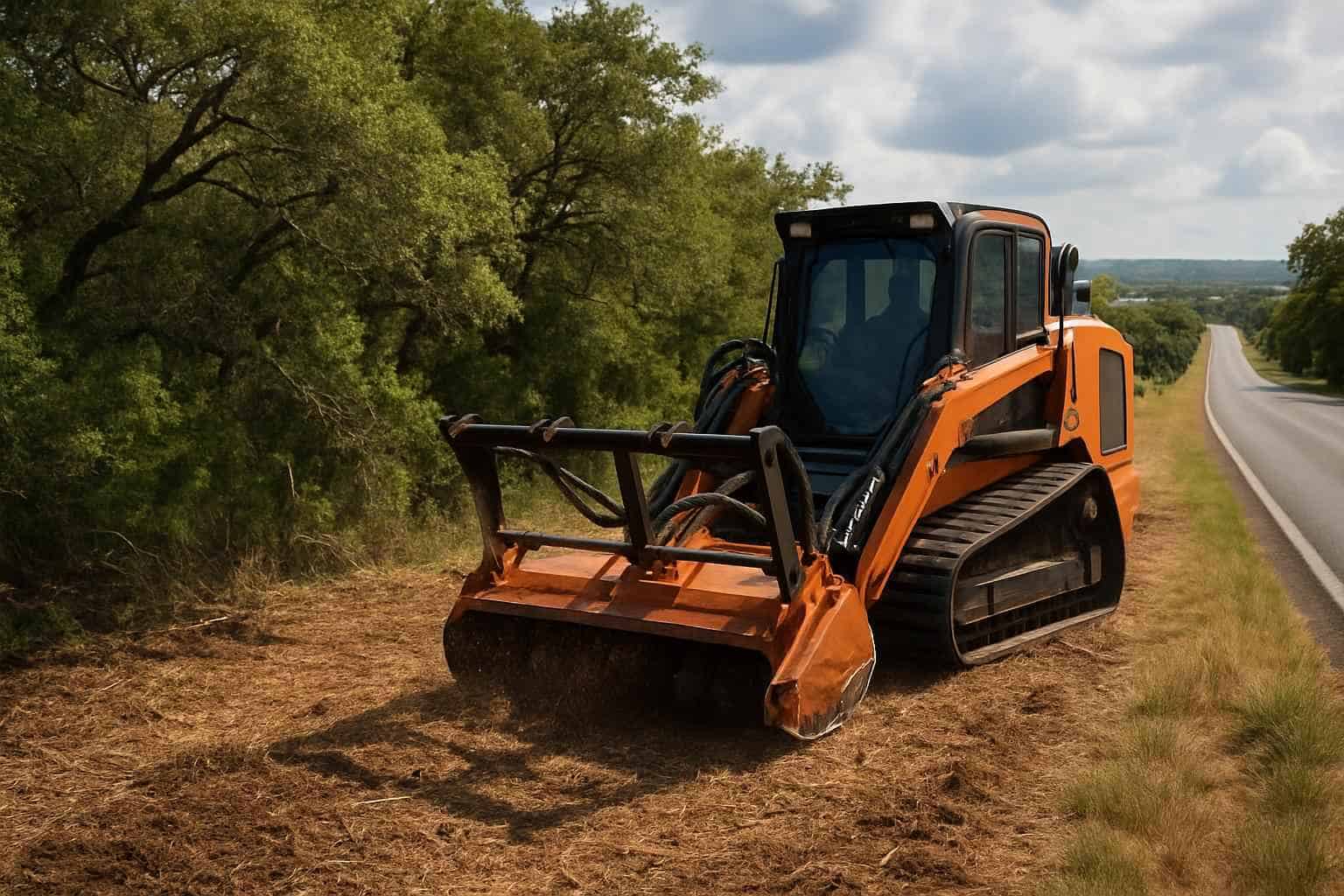 Roadside ROW Clearing in Horseshoe Bay Texas