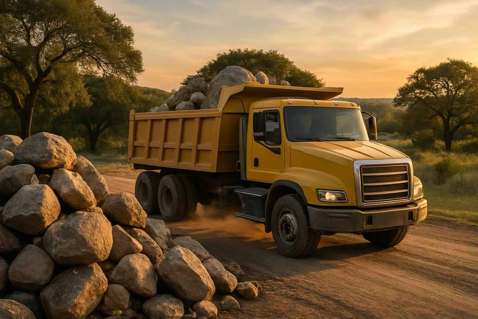 Rock And Boulder Hauling in Cypress Mill Texas