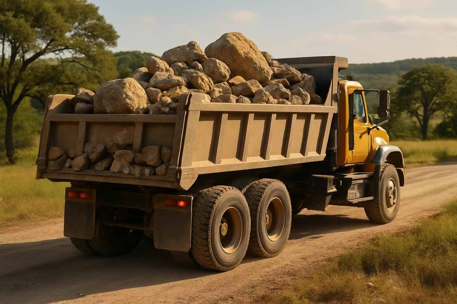 Rock And Boulder Hauling In Hunt Texas