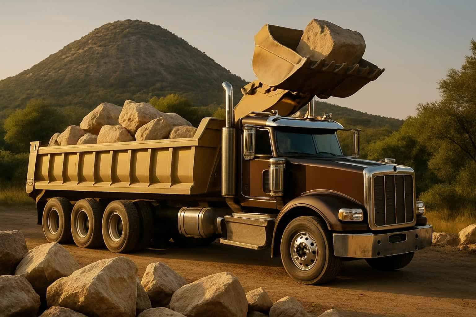 Rock And Boulder Hauling in Round Mountain Texas