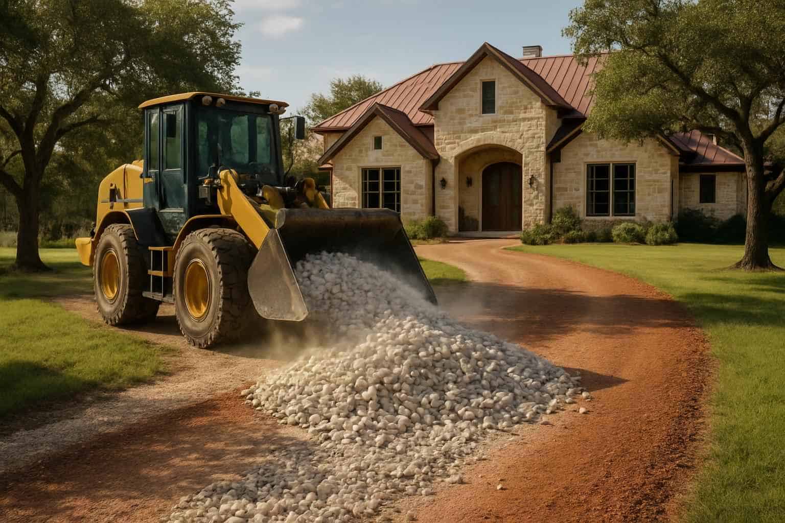 Rock Crushing for Driveways in Cypress Mill Texas