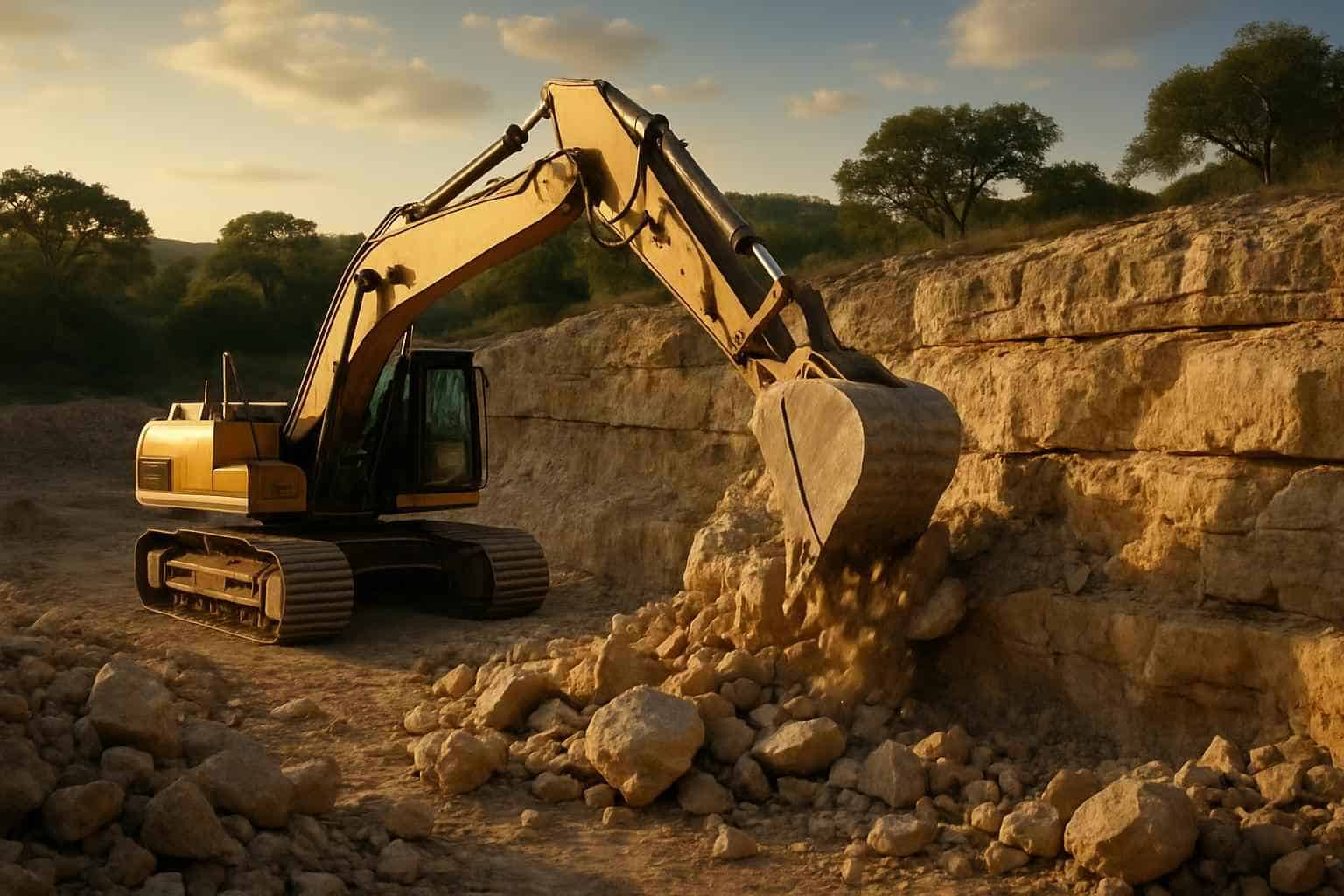 Rock Excavation in Boerne Texas