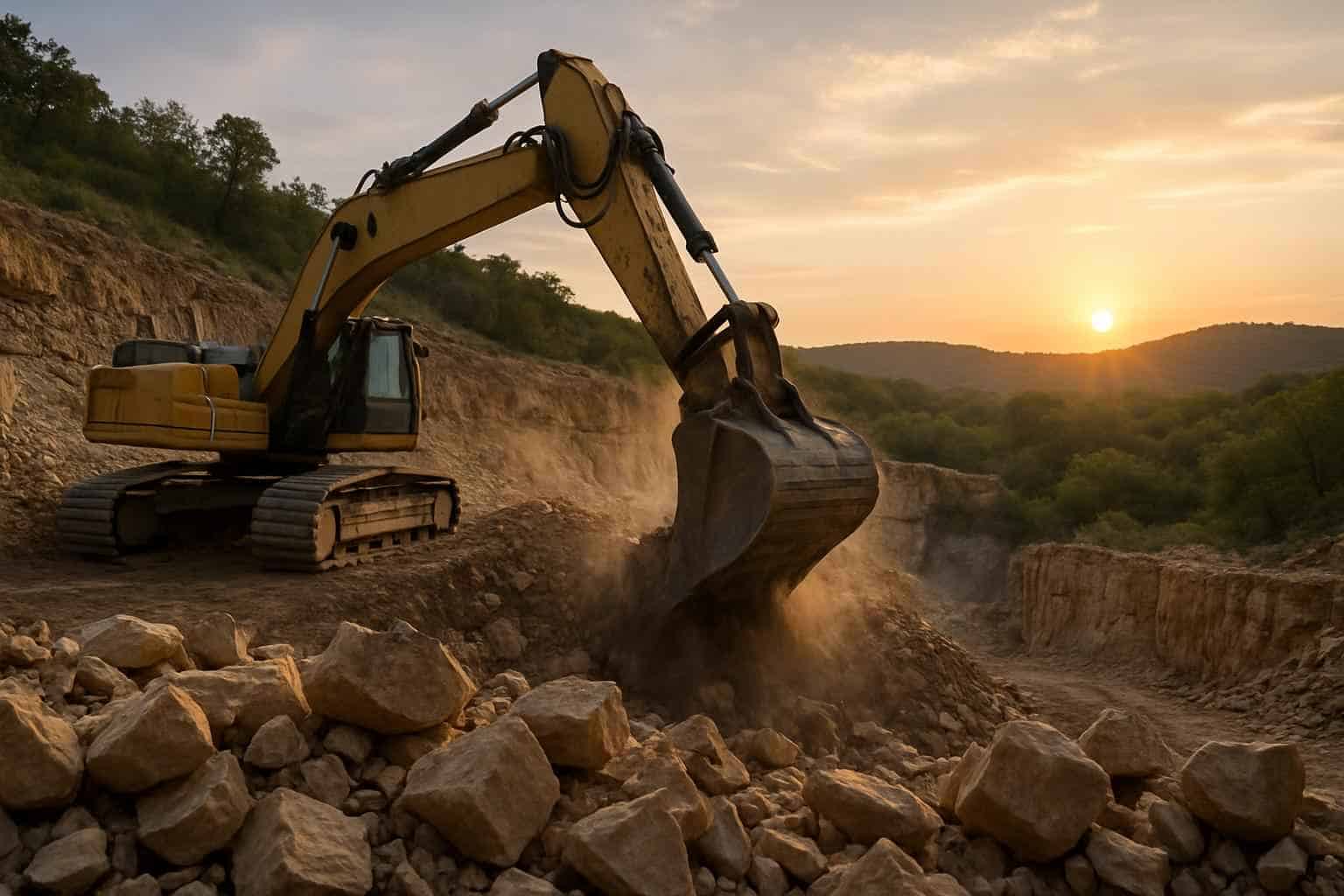 Rock Excavation in Kingsland Texas