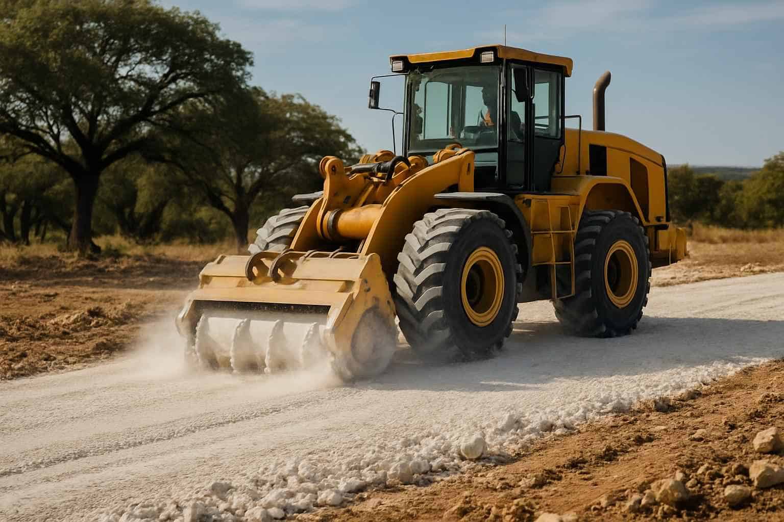 Rock Milling for Pads in Boerne Texas