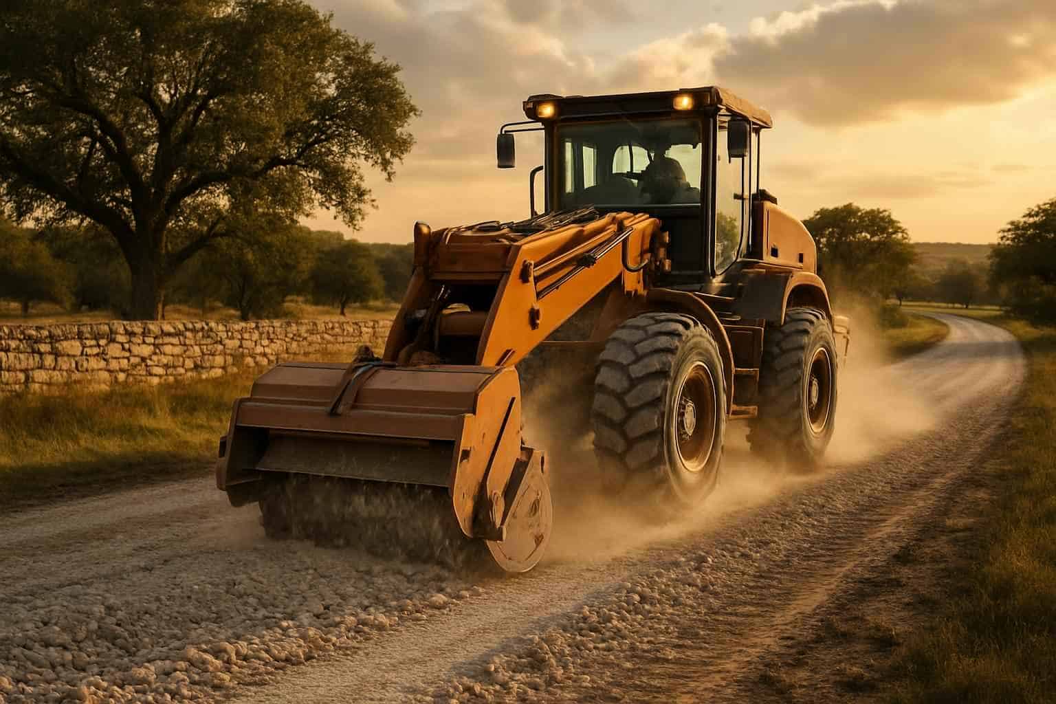 Rock Milling for Roads in Cypress Mill Texas