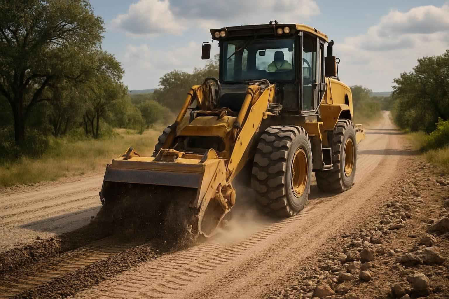 Rock Milling for Roads in Granite Shoals Texas