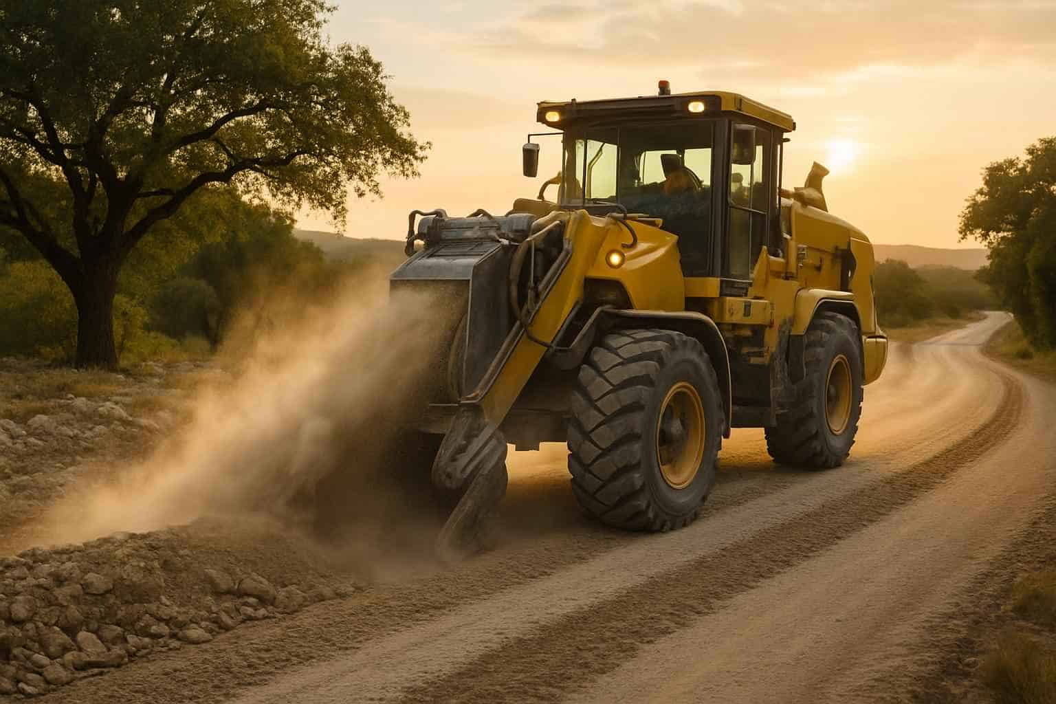 Rock Milling for Roads in Kingsland Texas