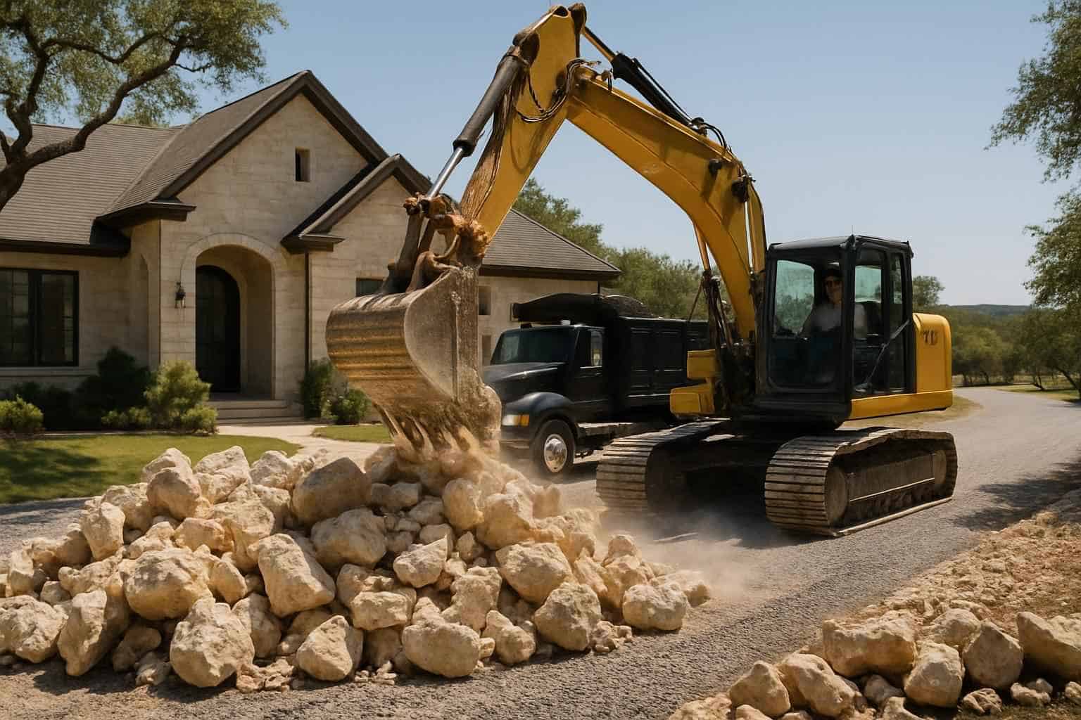 Rock Removal For Driveways in Boerne Texas