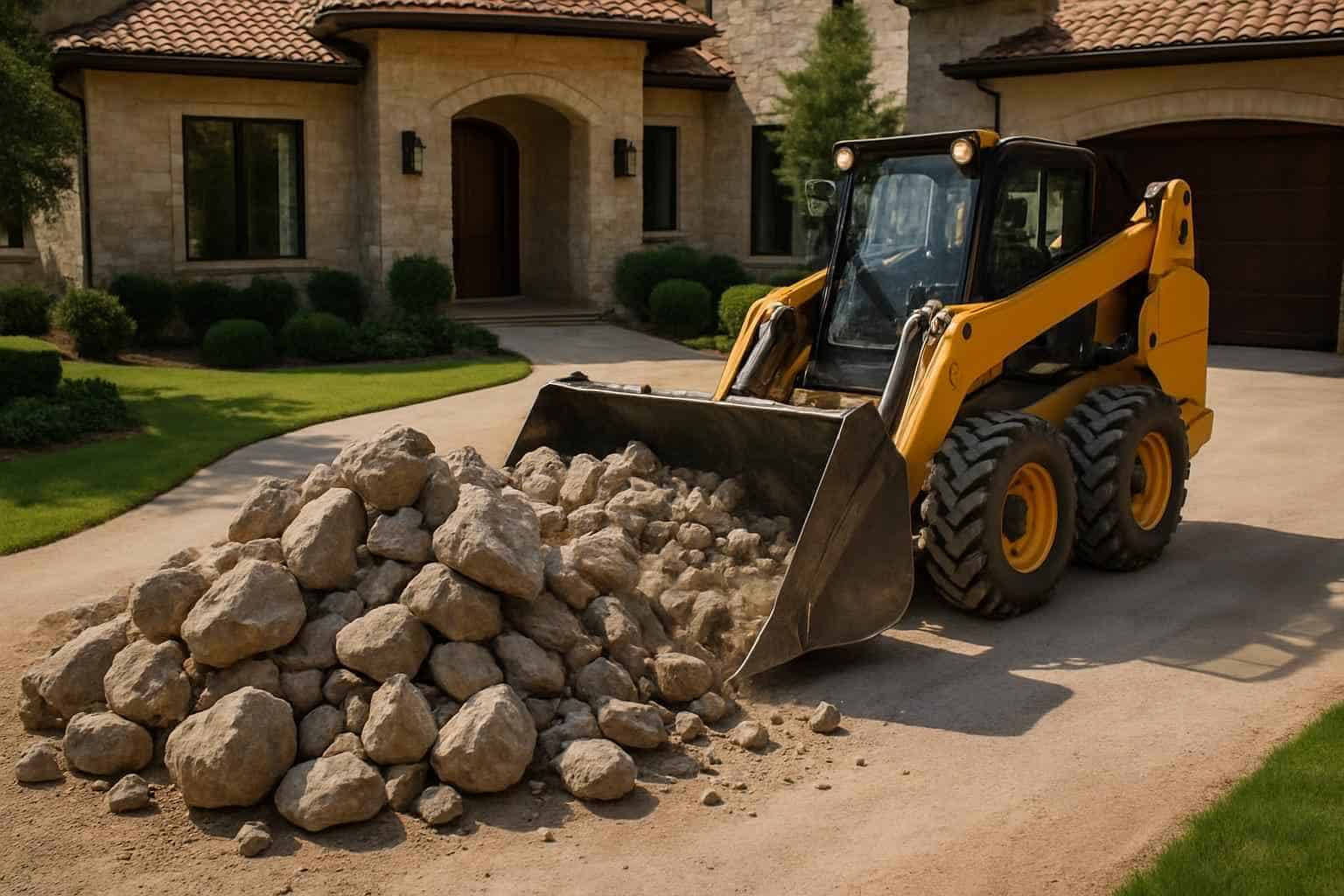 Rock Removal For Driveways in Cypress Mill Texas