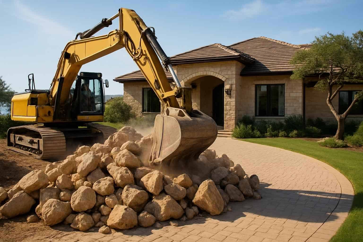 Rock Removal For Driveways in Horseshoe Bay Texas